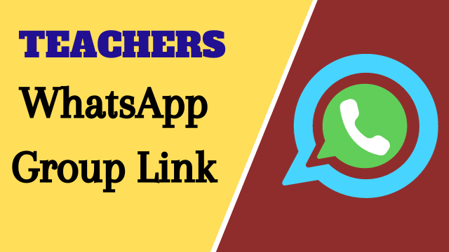 Teachers WhatsApp Group Link