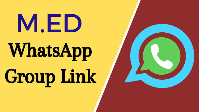 M.ed WhatsApp Group Link