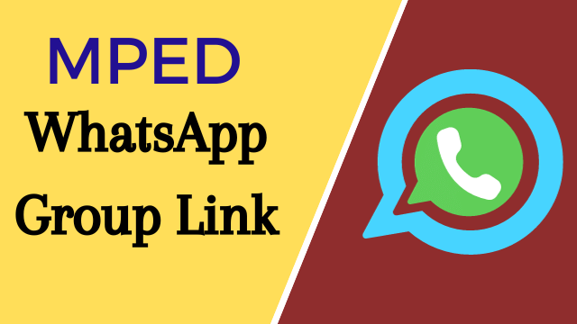 MPED WhatsApp Group Link