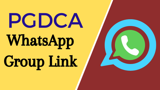 PGDCA WhatsApp Group Link