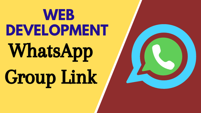 Web Development WhatsApp Group Link