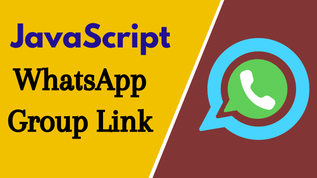 JavaScript WhatsApp Group Link