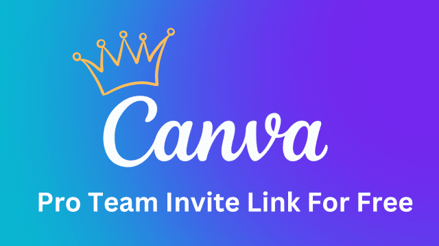 Canva Pro Team Invite Link