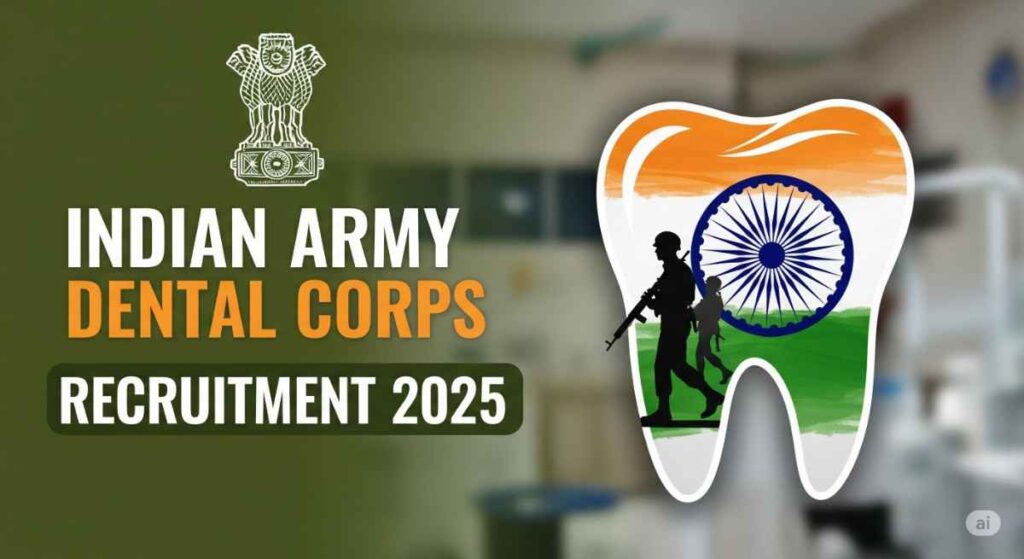 Indian Army Dental Corps Recruitment 2025