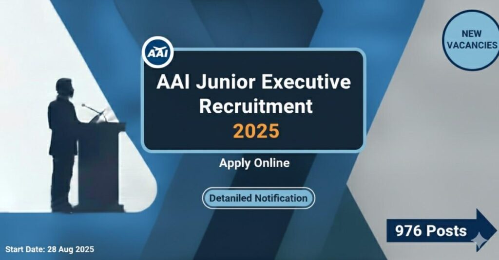 AAI Junior Executive Recruitment 2025