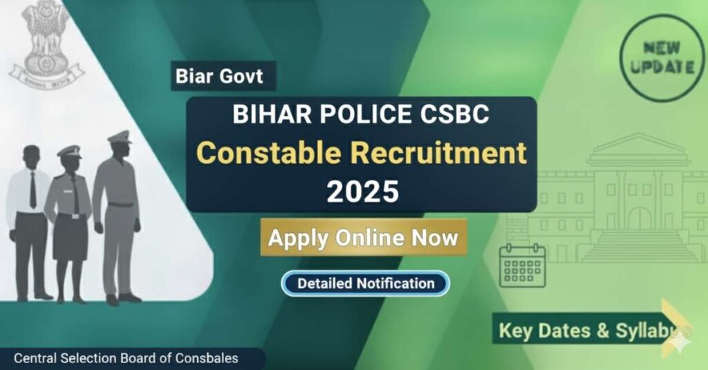 Bihar Police CSBC Constable Recruitment 2025