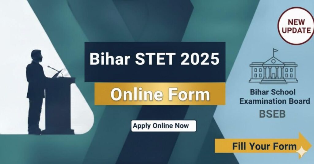 Bihar STET 2025 Online Form