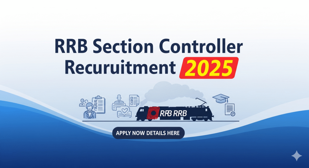 RRB Section Controller Recruitment 2025
