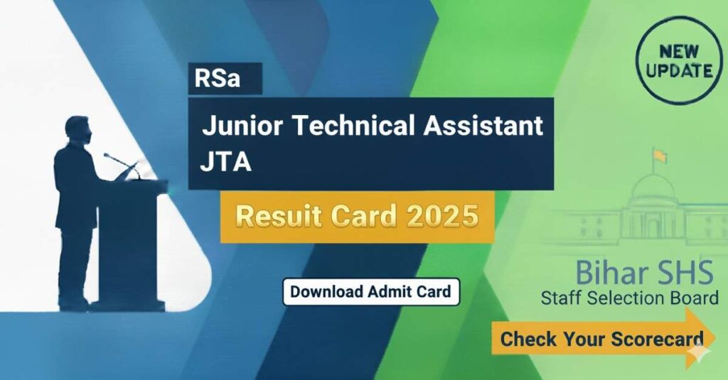 RSSB Junior Technical Assistant JTA Result 2025