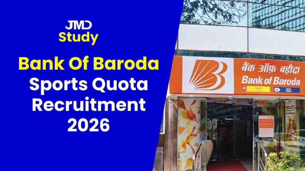 Bank Of Baroda Sports Quota Recruitment 2026
